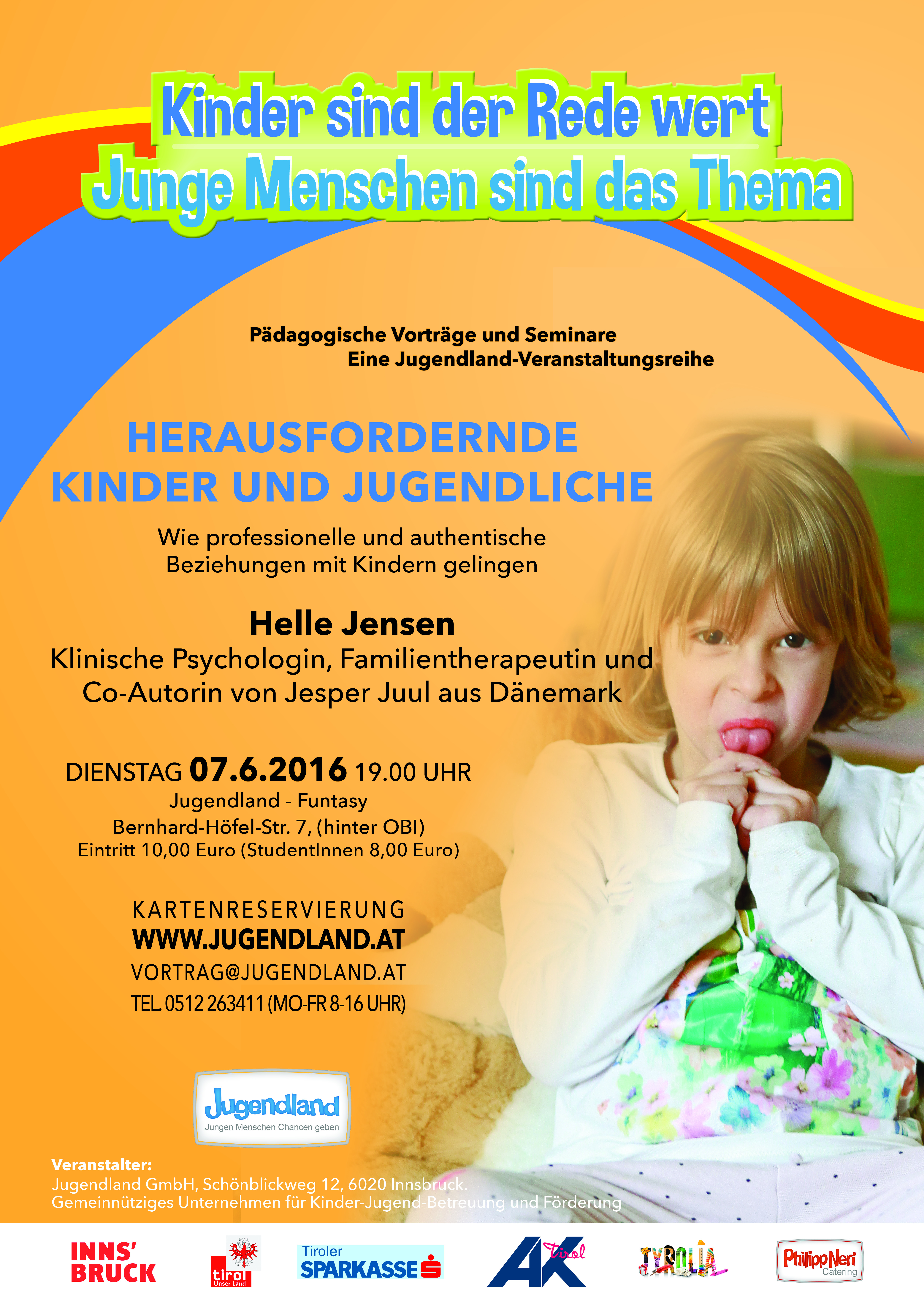 A2_Plakat_Kinder sind der Rede wert_2016_Vortrag Jensen